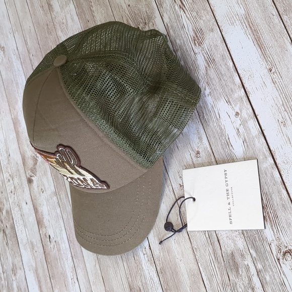 Spell Arizona Trucker Hat Khaki NWT OS - Picture 10 of 10